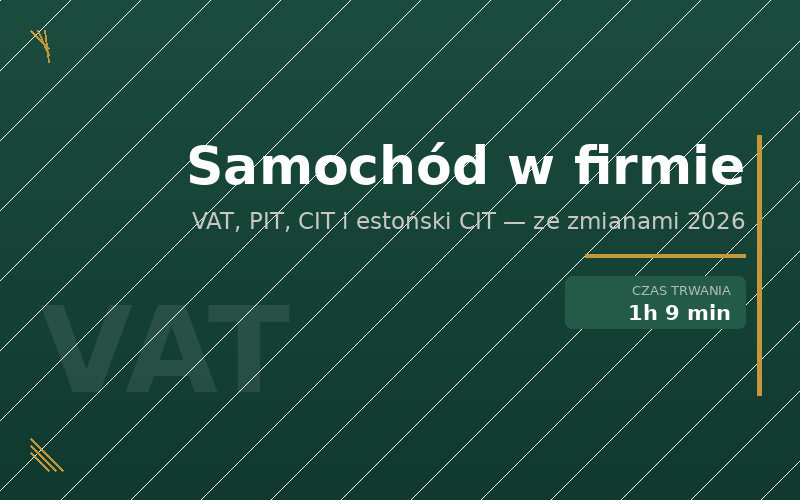 Samochód w firmie